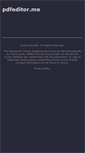 Mobile Screenshot of pdfeditor.me